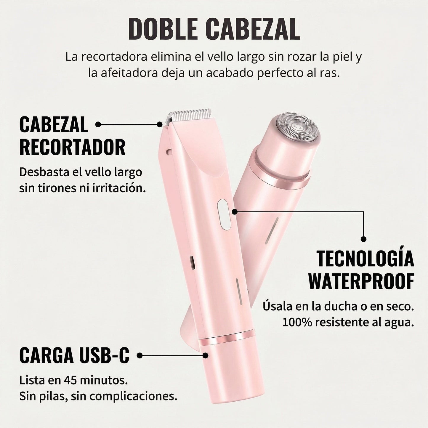 Maquinilla 2 en 1 para Bikini y Cuerpo Shavea™